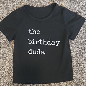 Black Kids T-Shirt - The Birthday Dude